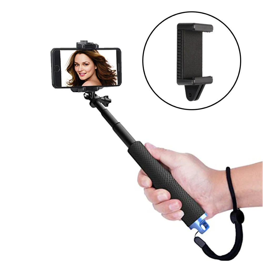 HONGDAK Selfie Stick Monopod Pole Handheld Grip with Tripod Stand for gopro Hero 13 12 11 10 9 8 7 6 5 DJ I Osmo Camera