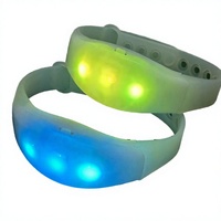Bracelets LED Lumineux Activés par le Son – Idéaux pour Fêtes, Mariages, Raves, Concerts, Camping, Événements Sportifs – Alimentation par Piles