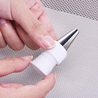 Shappy 12 pièces Embouts de poche à douille standard en plastique pour décoration de gâteaux (Modèle Shappy-Plastic Couplers-01 1.2 X 1
