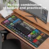 Alas Meja Keyboard Gaming Bersertifikasi BSCI Harga Grosir 600X350X2mm Custom Mousepad Anti-Selip untuk Penggunaan Kantor Tersedia