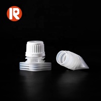 Emballage personnalisé d'usine, écologique, durable, de qualité alimentaire, réutilisable, pochette en plastique blanc avec bouchon à vis et bec verseur
