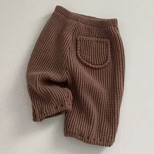 Весенне-осенние однотонные брюки для малышей - Product Image 3