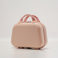 Nouvelle mode Mini mallette de rangement en plusieurs couleurs ABS + PC boîte portable étanche avec fermeture éclair pour boîte de maquillage de voyage pour la main