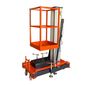 Kellen High-altitude Maintenance <b>Tool</b> Aluminum Alloy Mobile Hydraulic Vertical Mast Lift Single-column <b>Small</b> Electric Lifting - Product Image 1