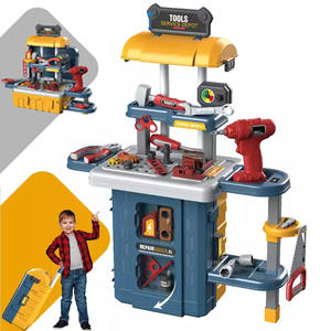 Chariot de garage, <span class=keywords><strong>jouet</strong></span> 3 en 1, jeu pour faire semblant de construire un établi - Product Image 1