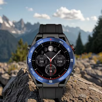 SMA AMOLED Smartwatch AM13 260mAh Battery 100+ Sports IP67 Waterproof Health Monitoring Bluetooth Call Smart Watch for Men
