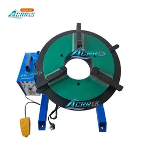 Welding positioner 100Kg 65mm table hole Tilting Rotating Table with tig holder