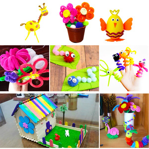 <strong>Arts</strong> and Crafts Supplies for Kids DIY Crafts <strong>Set</strong> with Pipe Cleaners Craft Box Preschool Home Toys Gift for Kids - Product Image 5