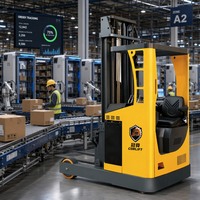 Chariot élévateur électrique à batterie lithium-ion, type autoporté, modèle CQD15