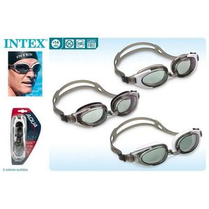 Occhialini da Nuoto Intex Aqua +14 con Lenti in PC Antiappannamento, Attrezzatura per Nuoto per Adulti - Product Image 1