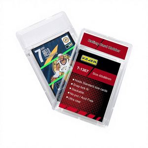 Protège-cartes rigides en PVC transparent Bnd 35PT avec revêtement filmé, écologiques, pour cartes de collection de stars sportives - Product Image 3