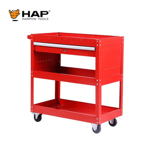 Chariot <span class=keywords><strong>de</strong></span> service à 3 plateaux Capacité <span class=keywords><strong>de</strong></span> charge <span class=keywords><strong>de</strong></span> 150 lb avec pivotement à 360° °   Roulettes - Product Image 6