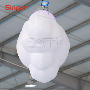 एलईडी रोशन inflatable 3d बादल नाइट क्लब सजावट के लिए गुब्बारा - Product Image 5