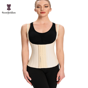 Gilet <span class=keywords><strong>Corset</strong></span> Amincissant Noir Nude en Latex Non Tissé pour Femme, Façon Colombienne, Écologique, Antibactérien, Modèle Privé - Product Image 5