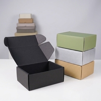 Boîte postale pliable robuste et recyclable pour l'aviation, personnalisable avec impression, fermeture auto-adhésive, emballage cadeau pour revendeurs e-commerce