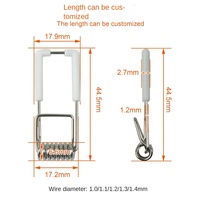 Clip de fixation à ressort pour downlight, attache rapide en U, accessoire de quincaillerie à ressort de torsion pour éclairage LED, luminaire de plafond en acier inoxydable