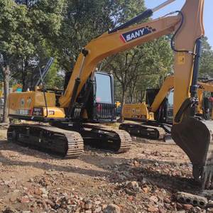 Excavatrice sur chenilles hydraulique Sany155C d'occasion, engin de terrassement pour travaux de construction, Sany155 à vendre - Product Image 4