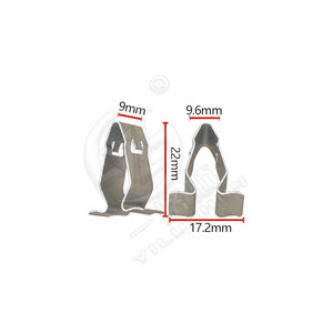 Clips métalliques lisses J782 pour Audi Volkswagen CC Sagitar Magotan Golf, fixation automatique des panneaux de montant A intérieur - Product Image 4
