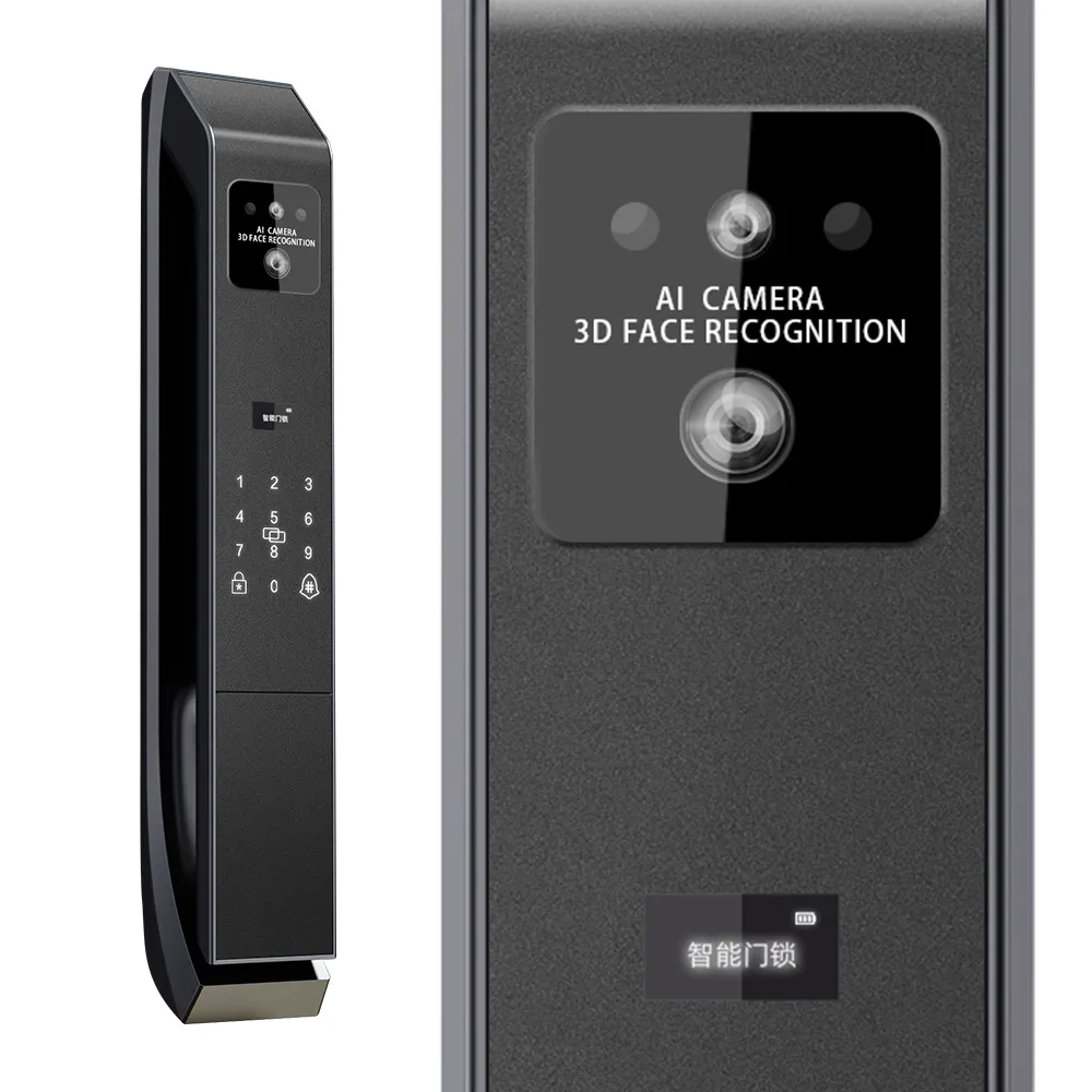 Fully Automatic Camera Door Lock Mobile Phone Remote Control Wifi Fingerprint Smart Wifi Home Door Lock