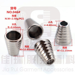 High Quality <strong>Zinc</strong> <strong>Alloy</strong> <strong>String</strong> <strong>Cord</strong> <strong>Lock</strong> End Stopper with Nickel-Free Plating 2-9mm Size Luxury Quality - Product Image 2