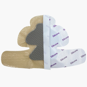 Pembalut luka berperekat steril untuk perawatan kaki <span class=keywords><strong>diabetes</strong></span> bantalan busa silikon tumit dengan perbatasan - Product Image 3