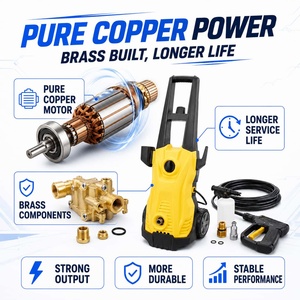 Lavadora portátil de 1600W para coche, limpiador de lavadora, cebado de agua/conexión de grifo de agua, limpieza eléctrica de Carden de alta presión - Product Image 4