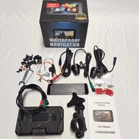 Caméra DVR Moto HD 1080p avec GPS Portable 5 Pouces, Écran Double Objectif, Étanche et Enregistrement Vidéo pour Moto