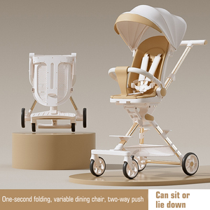 Xe đẩy em bé tầm nhìn cao bán buôn nhà máy, xe đẩy có thể gấp gọn dễ dàng để cất giữ và thích hợp sử dụng ngoài trời - Product Image 3