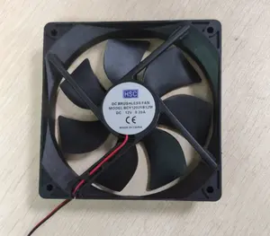 HSC factory price BCY 120x120x25mm 12025mm 2400RPM 80.15CFM 0.3A sleeve bearing 12V DC industrial axial cooling fan