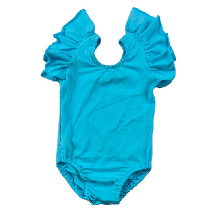 Изготовление на заказ из бутика, блестящее детское танцевальное трико с рукавами-фонариками, детское гимнастическое трико