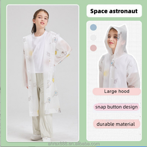 Impermeabile per Adulti in EVA, Design 3D Cartoon, Ecologico, Antivento, Traspirante, Leggero, per Viaggi ed Escursioni - Product Image 6