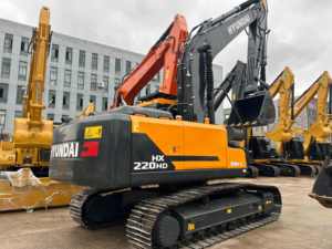 รถขุดไฮดรอลิกฮุนได HX220HD แบบตีนตะขาบ 22 ตัน ปรับสภาพใหม่ทั้งหมด ใช้งานหนัก บำรุงรักษาอย่างดี พร้อมใช้งาน - Product Image 2