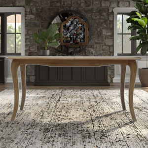 Colección de comedor Anastasia, mesa de comedor extensible que combina encanto y función para reuniones cálidas en estilo clásico - Product Image 2