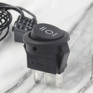 KCD1-105C-T3 Pin Kleiner Wippschalter 10x15mm Mini SPST IP44/IP22 250V 6A Ein/Aus - Product Image 3