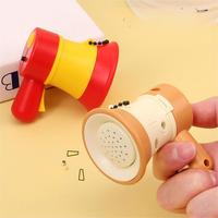 Mini Altavoz Grabador, Llavero con Megáfono, Colgante para Mochila Escolar, Juguete Infantil