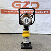 Pilonneuse électrique GZD 220V 380V, machine de compactage vibrante à sautillages