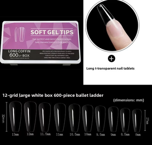 Parches <span class=keywords><strong>de</strong></span> <span class=keywords><strong>Uñas</strong></span> Francesas Reutilizables <span class=keywords><strong>de</strong></span> ABS en Caja, Piezas <span class=keywords><strong>de</strong></span> <span class=keywords><strong>Uñas</strong></span> <span class=keywords><strong>de</strong></span> Ballet, Tipo T, Transparentes, Cortas, Cuadradas, con Forma <span class=keywords><strong>de</strong></span> Gota <span class=keywords><strong>de</strong></span> Agua, Adhesivo Completo, Largas - Product Image 2