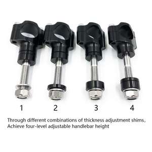 CNC Aluminum Alloy 28mm/1 1/8" Motorcycle <b>Handlebar</b> Clamp Bar Clamps for CR WR KXF RMZ CRF <b>HandleBar</b> <b>Riser</b> - Product Image 2