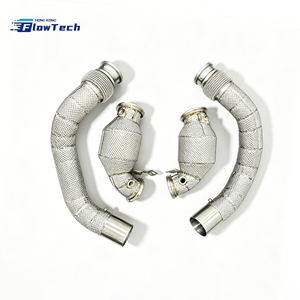 Tubo de Escape de Alto Rendimiento para BMW F90 M5 Competition S63 4.4L V8 Twin Turbo, Acero Inoxidable 304, Ajuste Directo con Protector Térmico - Product Image 5