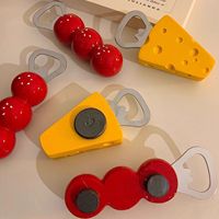 Ouvre-bouteille magnétique créatif et mignon en forme de gourde, autocollant pour réfrigérateur, pour usage domestique