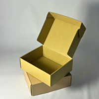 Boîte à courrier pliable personnalisée à paroi simple en carton ondulé, écologique, en matériaux recyclés, impression exquise à la demande, flexo