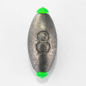 Leurre en forme d'olive, plomb de pêche, jig, appât dur pour la pêche en eau salée et en eau douce - Product Image 4