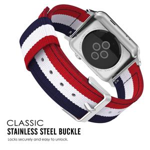 2025 China gran oferta nuevo estilo Solo correas elásticas de nailon para relojes 1/2/3/4/5/6/<span class=keywords><strong>SE</strong></span> correa de reloj impermeable - Product Image 4