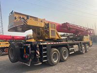Truk Crane SANYI Sany STC600T5 Bekas 60Ton 60m Tinggi Mesin Mercedes-Benz Gearbox 2023 50ton 2023 Garansi Bantalan Satu Tahun