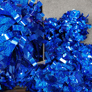 Normzl Bán Buôn Tùy Chỉnh 4 6 Inch Cổ Vũ Long Lanh Pom Holographic Kết Hợp Kim Loại Màu Rắn Cổ Vũ Poms Poms - Product Image 6