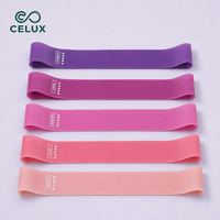 Ensemble de bandes de résistance élastiques en latex épais pour yoga et fitness, multicolores