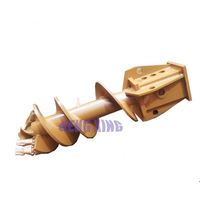 Perceuse à tarière portable avec pompe à moteur-Outils de forage de roche pour différentes couches de sol