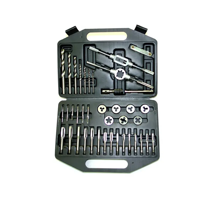 150 Buah 1/2,3/8,1/4 Inci Ratchet Handle Wrench Socket Threading Screw Tap dan Die Set