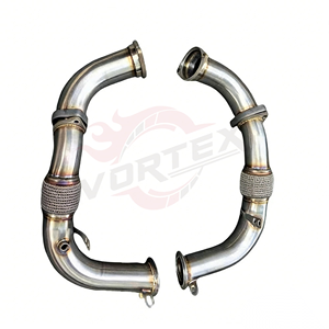 Tuberías de Escape de Alto Flujo Vortex 304 de Acero Inoxidable con Acabado Espejo para G05/G06/G07 X5/X6/X7 M60i S68 4.4TT LCI 2024+ - Product Image 5
