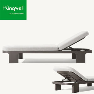 Meubles <span class=keywords><strong>de</strong></span> plage en aluminium portables <span class=keywords><strong>haut</strong></span> <span class=keywords><strong>de</strong></span> <span class=keywords><strong>gamme</strong></span> pour piscine <span class=keywords><strong>soleil</strong></span> <span class=keywords><strong>bain</strong></span> cour extérieur hôtel Villa chaise longue en métal Durable - Product Image 3